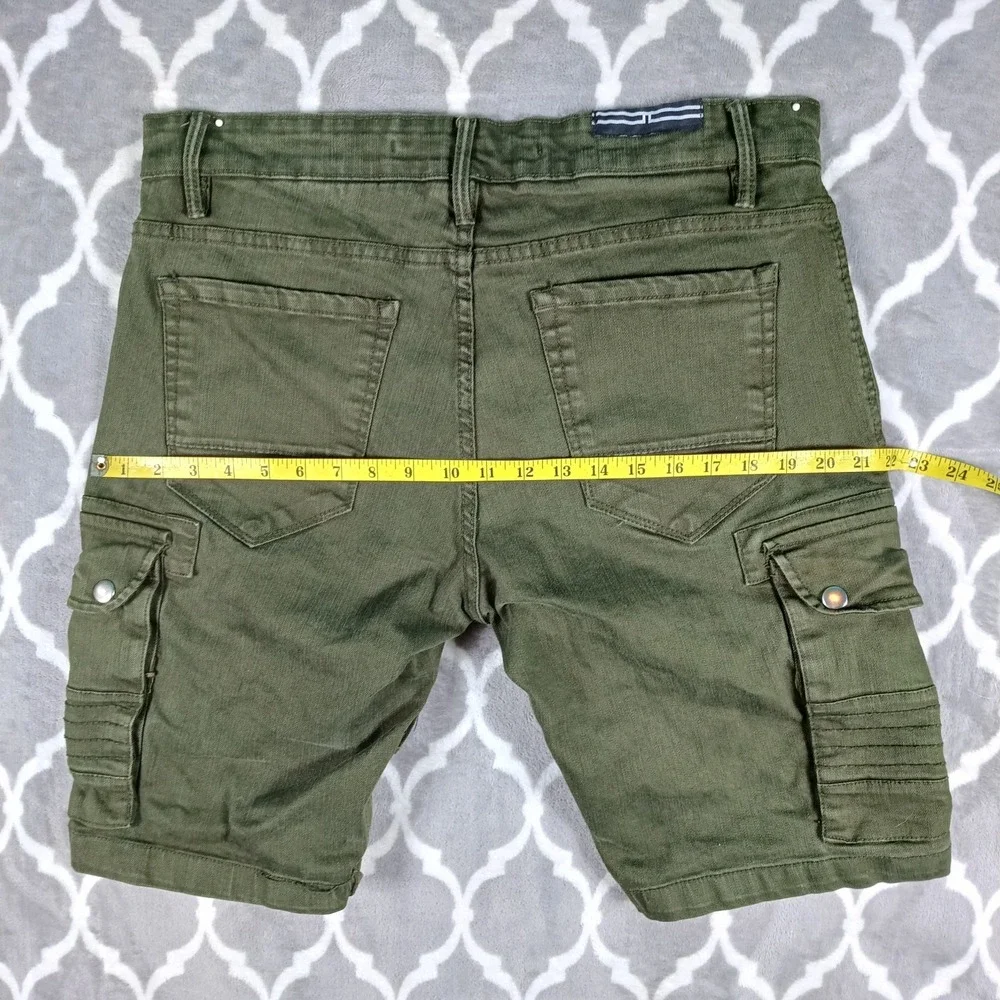 Jordan Craig Cargo Shorts Men Size 32 Green Olive Cairo Urban Utility Safari